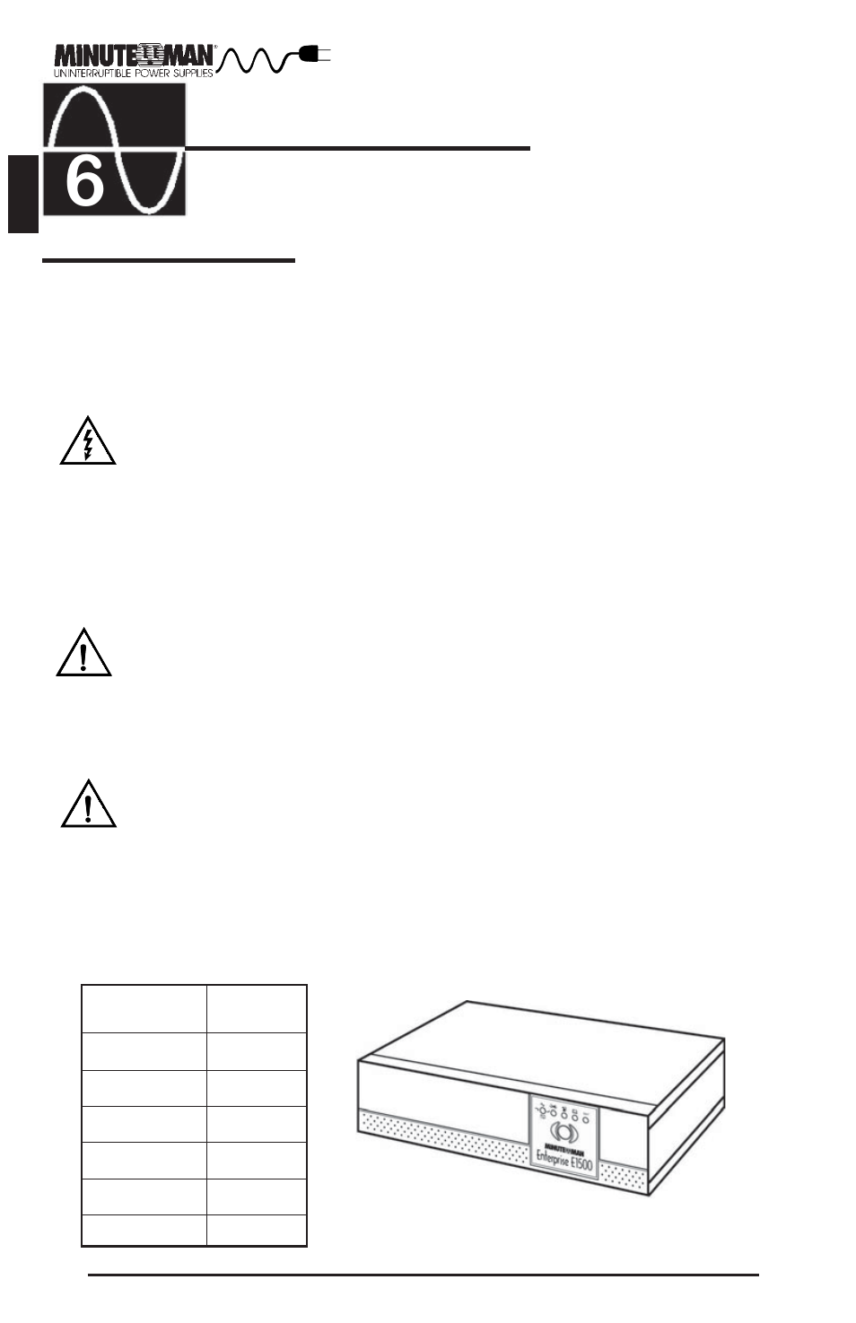 Rep lacing the battery, Warning, Caution | Rackmount Solutions Enterprise Series User Manual | Page 13 / 22