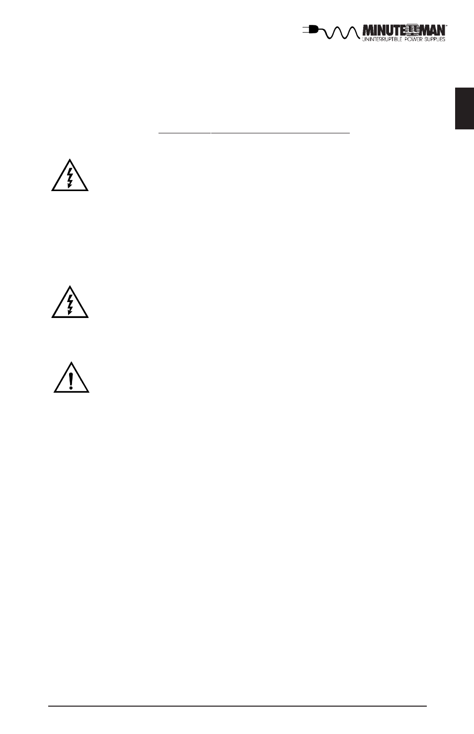 Warning, Caution | Rackmount Solutions Enterprise Series User Manual | Page 4 / 22