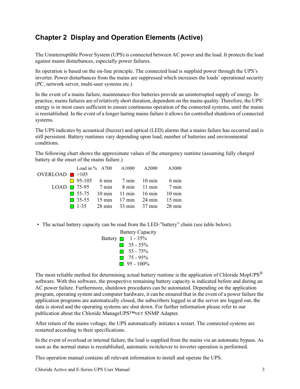 Chapter 2 display and operation elements (active) | Rackmount Solutions VA 10000 User Manual | Page 7 / 58