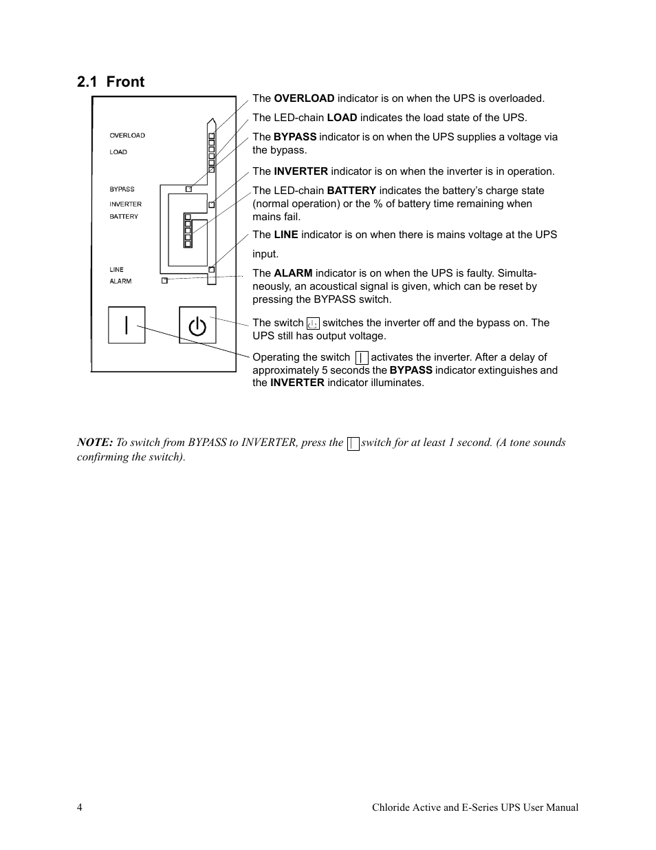 1 front | Rackmount Solutions VA 10000 User Manual | Page 8 / 58