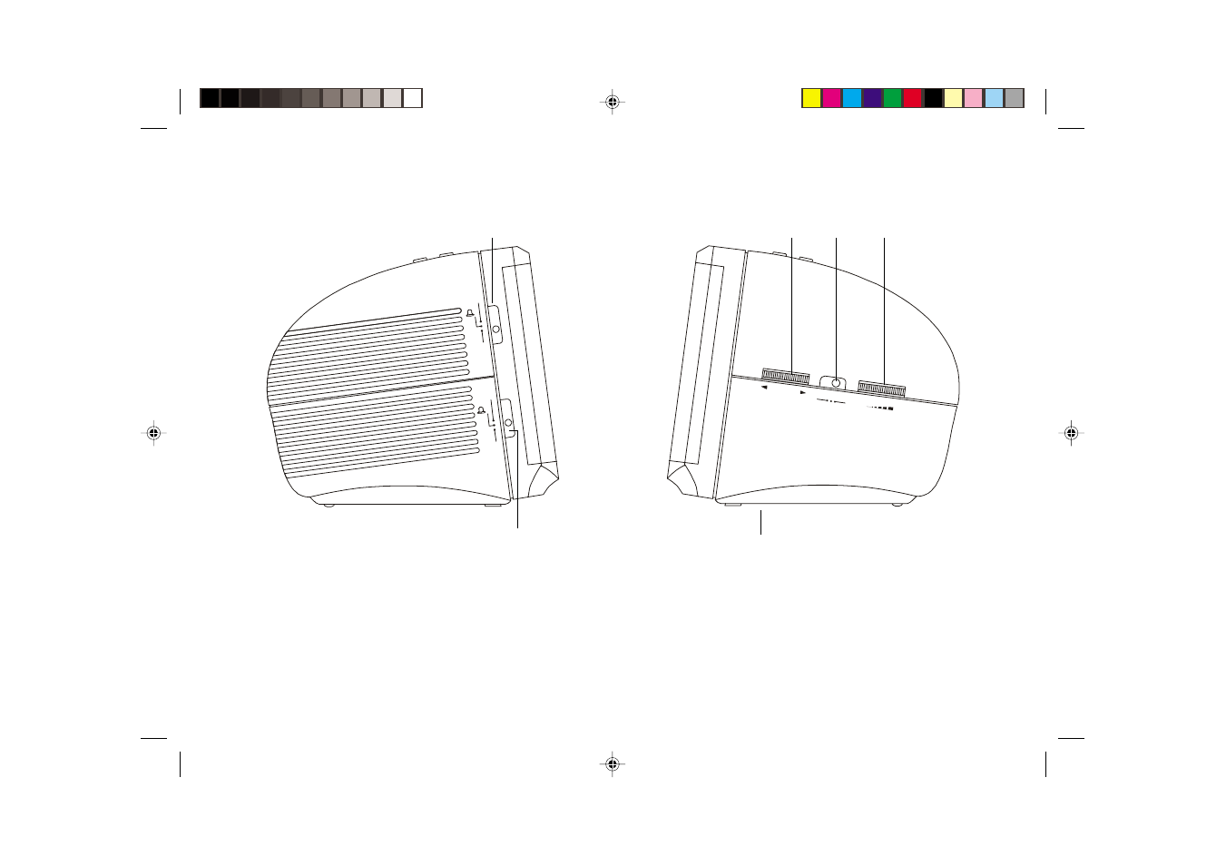 Controls (left side), Right side) | Roberts Radio CR987 User Manual | Page 3 / 12