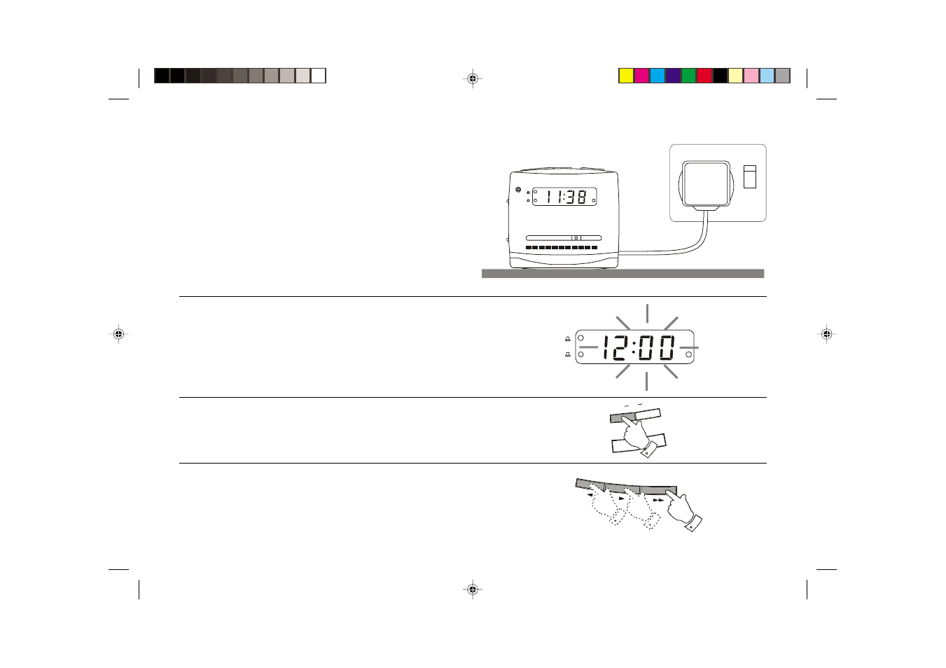 Aut o dim mer, S c a le, Switching on and setting the time | Roberts Radio CR987 User Manual | Page 4 / 12