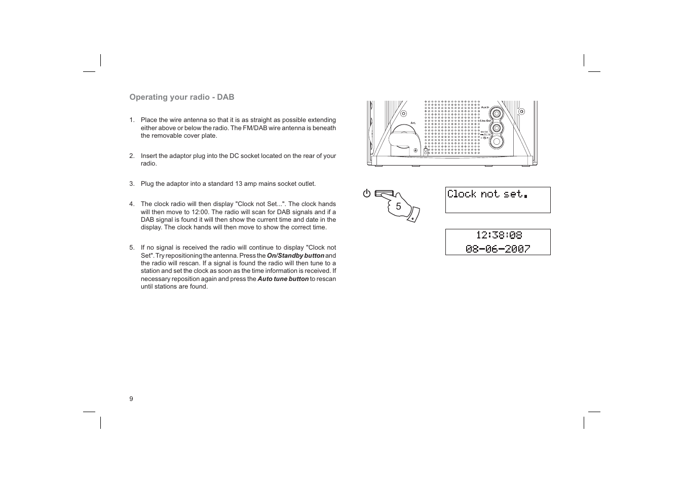 Roberts Radio Gemini 33 CRD-33 User Manual | Page 10 / 48