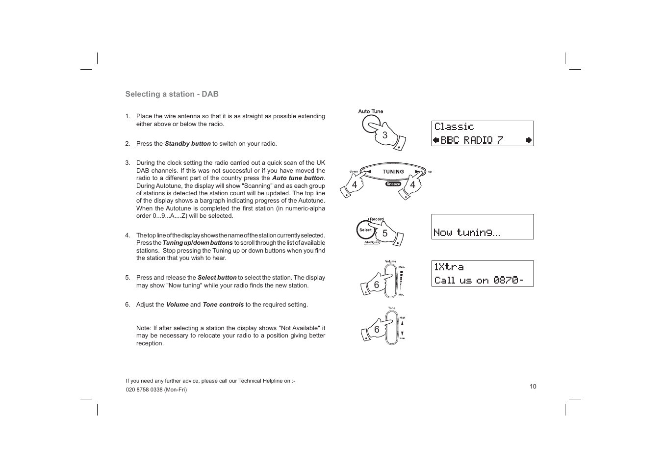 Roberts Radio Gemini 33 CRD-33 User Manual | Page 11 / 48