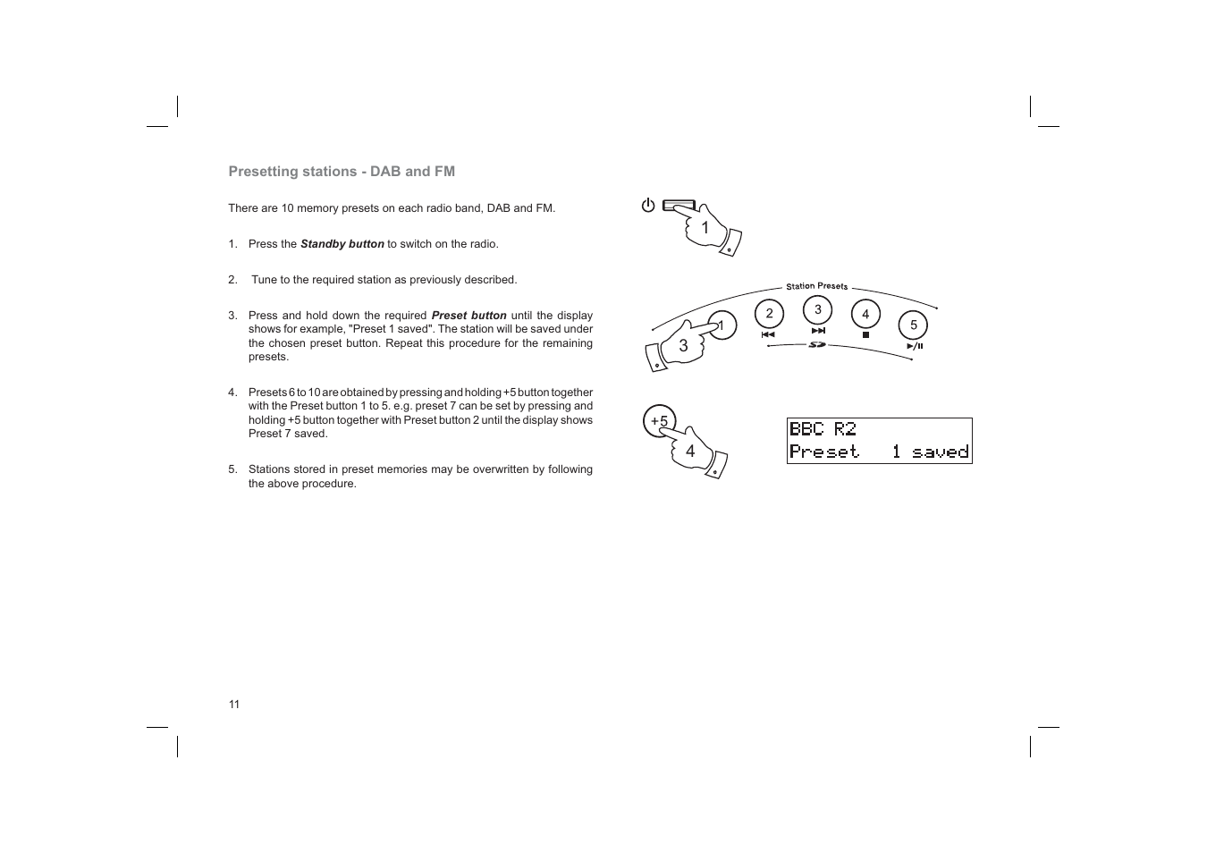 Roberts Radio Gemini 33 CRD-33 User Manual | Page 12 / 48