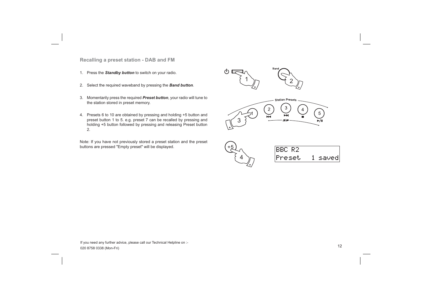Roberts Radio Gemini 33 CRD-33 User Manual | Page 13 / 48