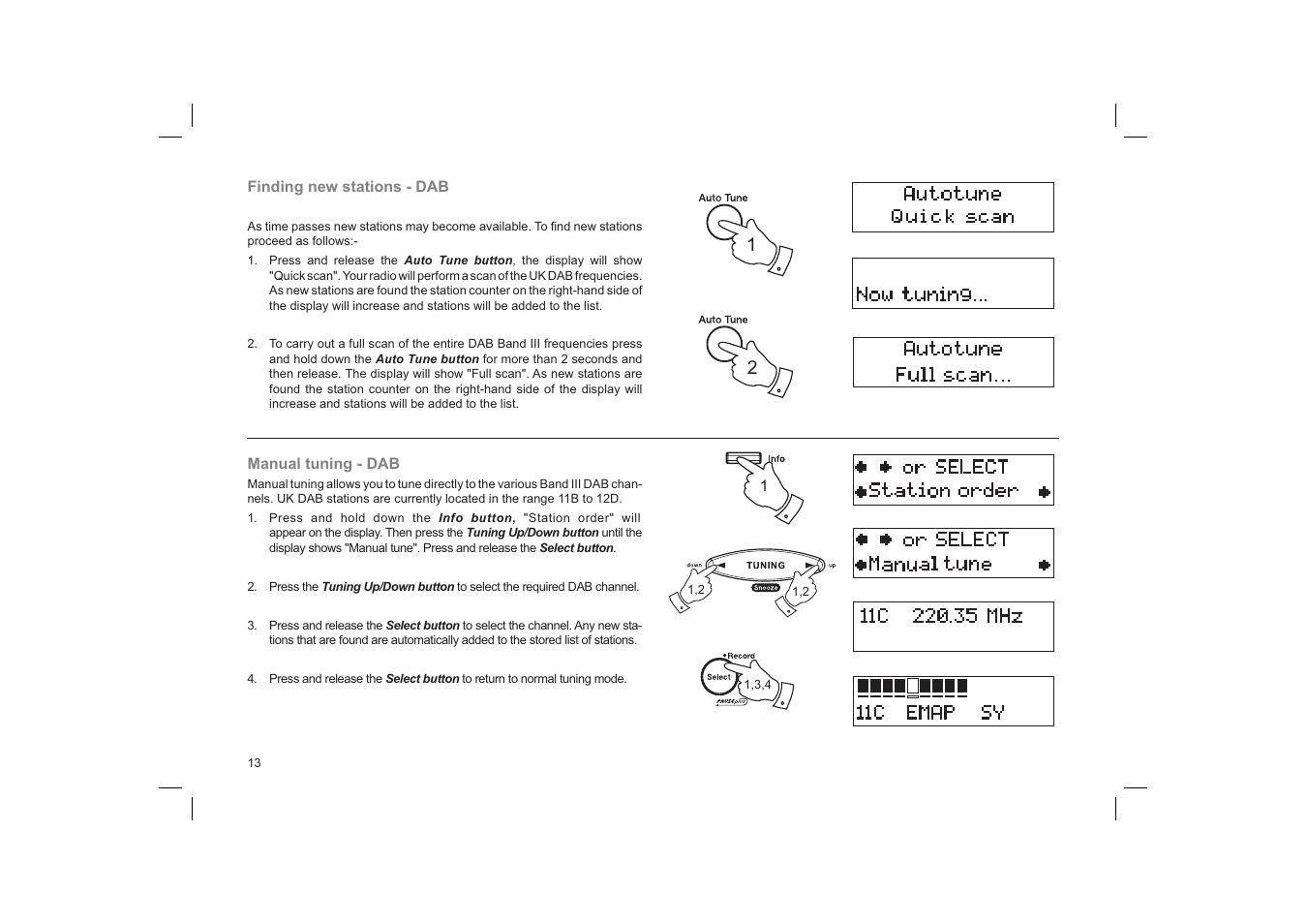 Roberts Radio Gemini 33 CRD-33 User Manual | Page 14 / 48