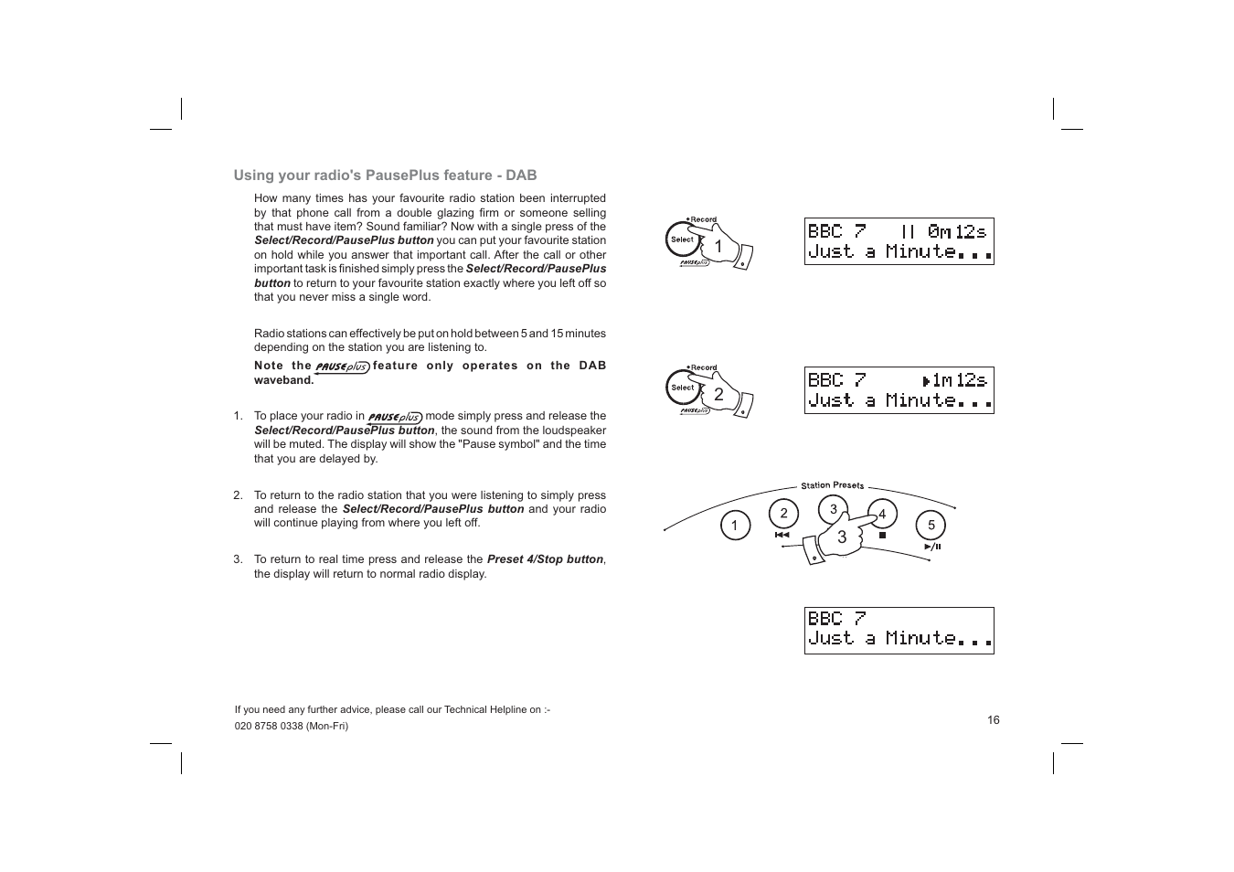 Roberts Radio Gemini 33 CRD-33 User Manual | Page 17 / 48