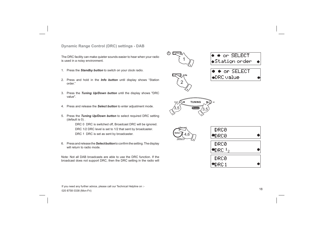 Roberts Radio Gemini 33 CRD-33 User Manual | Page 19 / 48