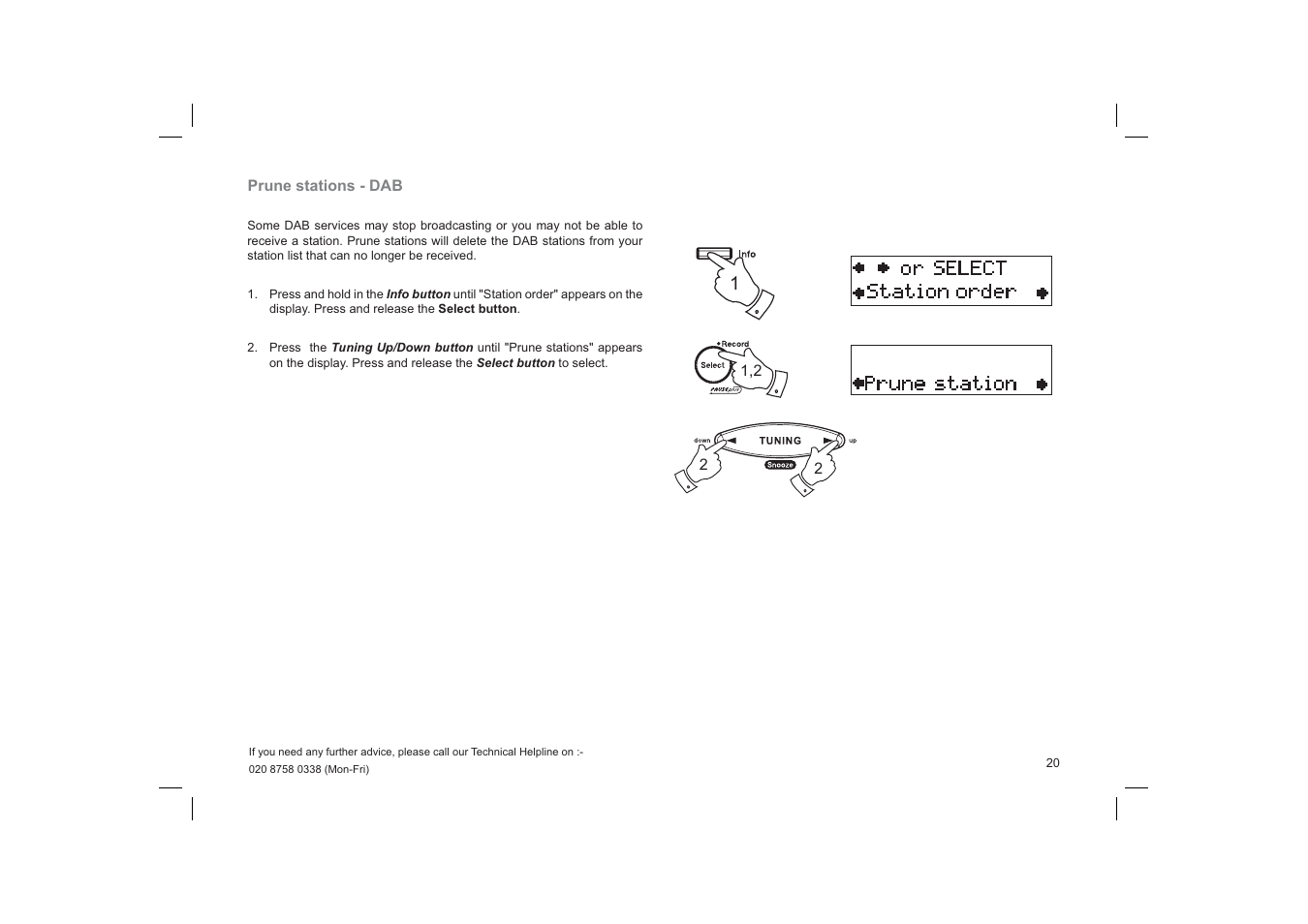 Roberts Radio Gemini 33 CRD-33 User Manual | Page 21 / 48