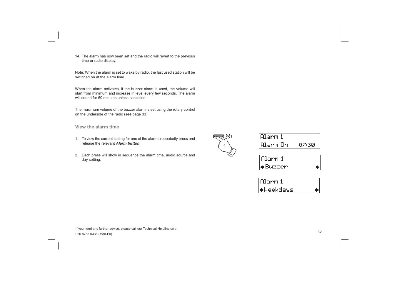 Roberts Radio Gemini 33 CRD-33 User Manual | Page 33 / 48