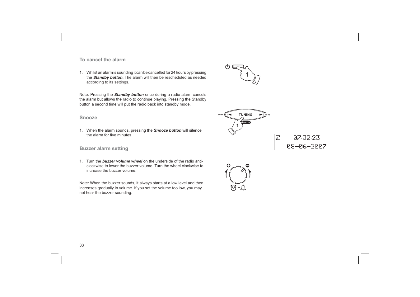 Roberts Radio Gemini 33 CRD-33 User Manual | Page 34 / 48