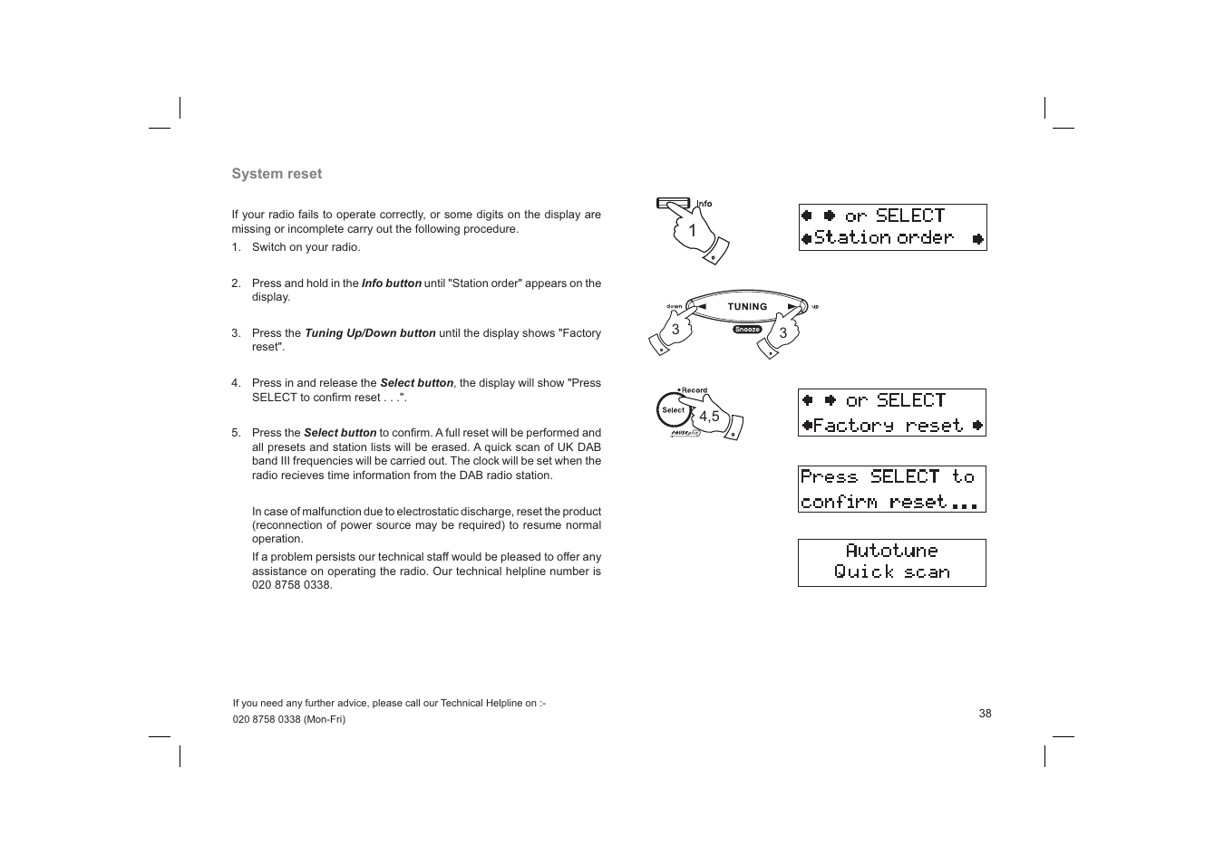 Roberts Radio Gemini 33 CRD-33 User Manual | Page 39 / 48