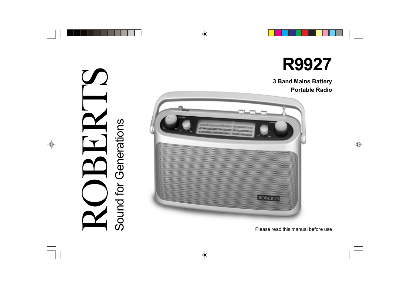 Roberts Radio R9927 User Manual | 12 pages