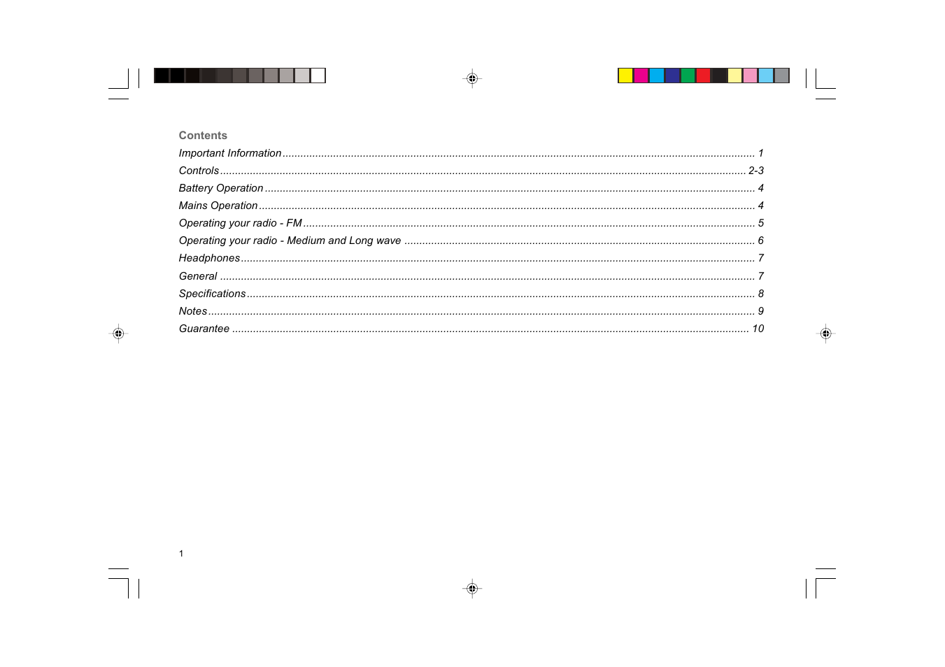 Roberts Radio R9927 User Manual | Page 2 / 12