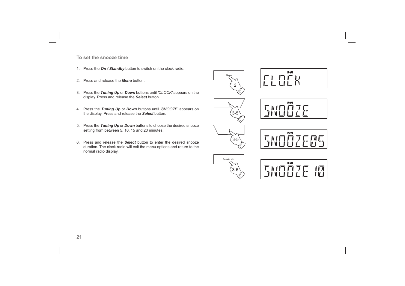 Roberts Radio DreamTime2 User Manual | Page 22 / 32