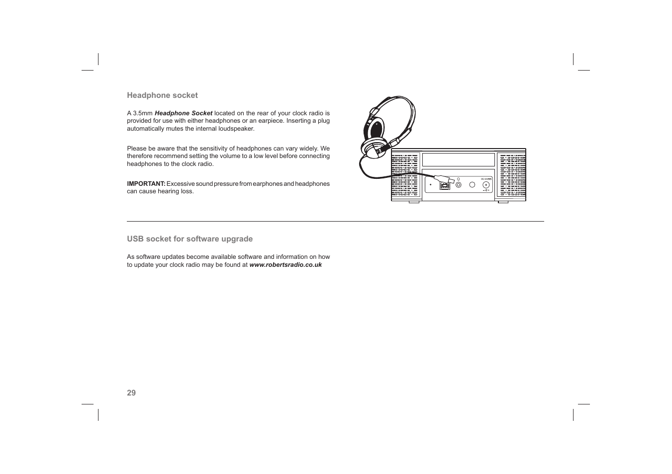 Roberts Radio DreamTime2 User Manual | Page 30 / 32