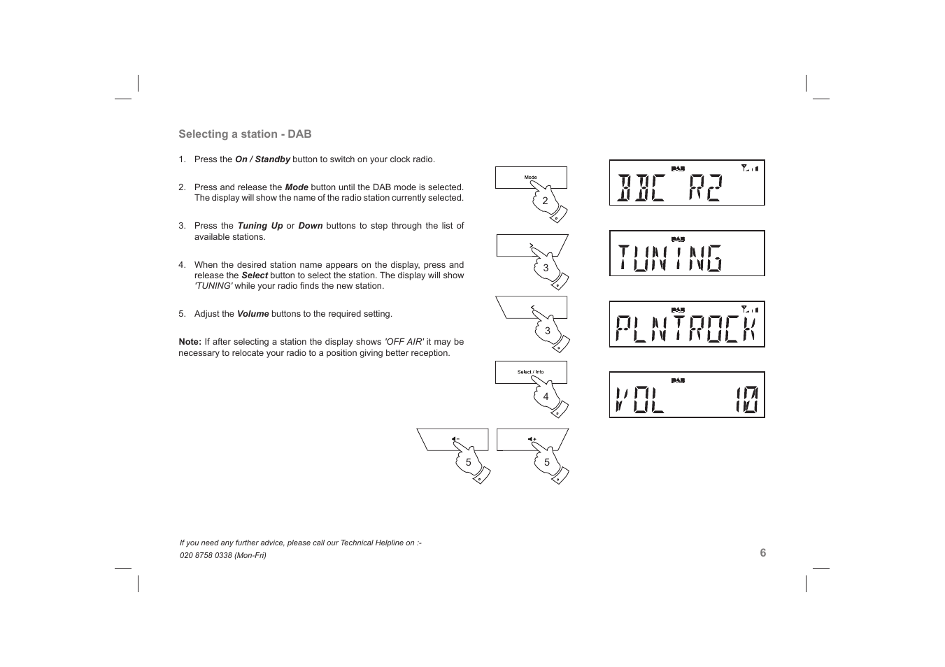 Roberts Radio DreamTime2 User Manual | Page 7 / 32