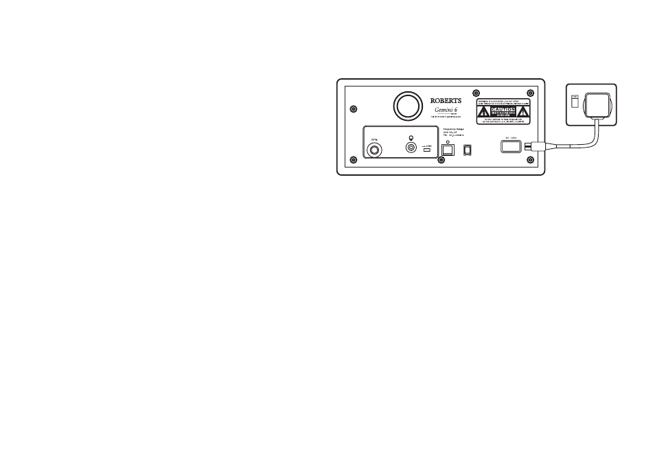 Mains operation | Roberts Radio RD-6R User Manual | Page 5 / 28