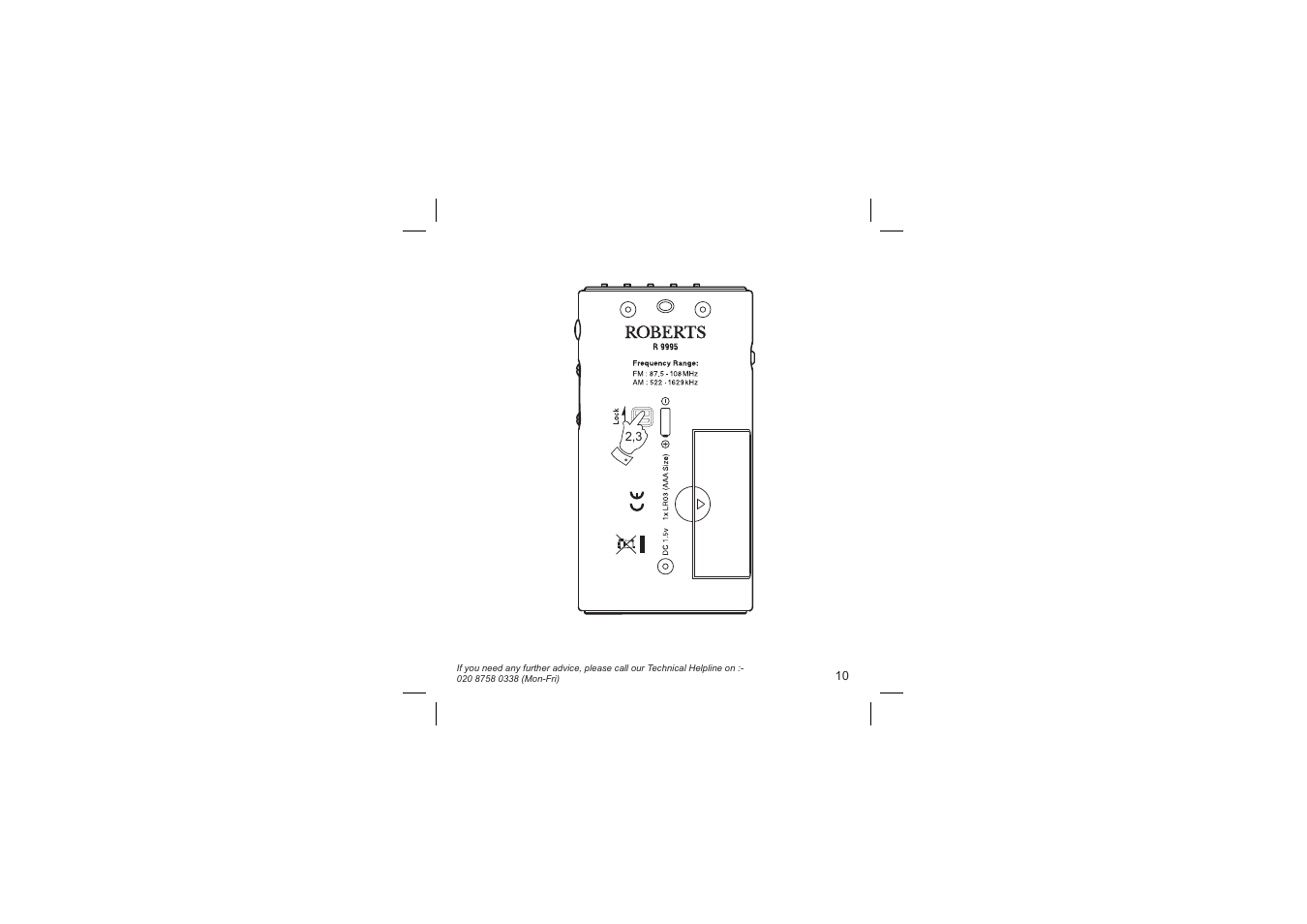 Roberts Radio R9995 User Manual | Page 11 / 28