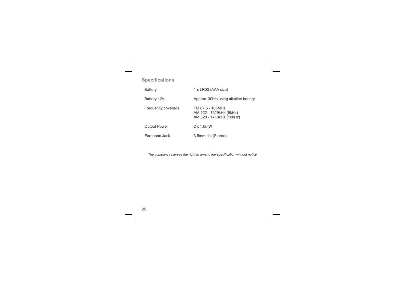 Roberts Radio R9995 User Manual | Page 26 / 28
