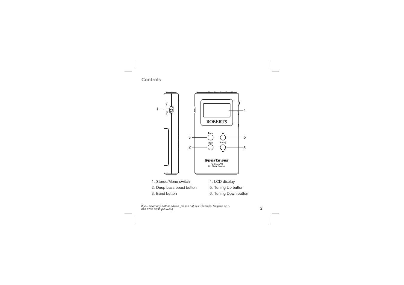 Roberts Radio R9995 User Manual | Page 3 / 28