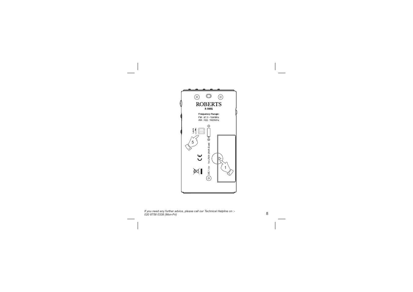 Roberts Radio R9995 User Manual | Page 9 / 28