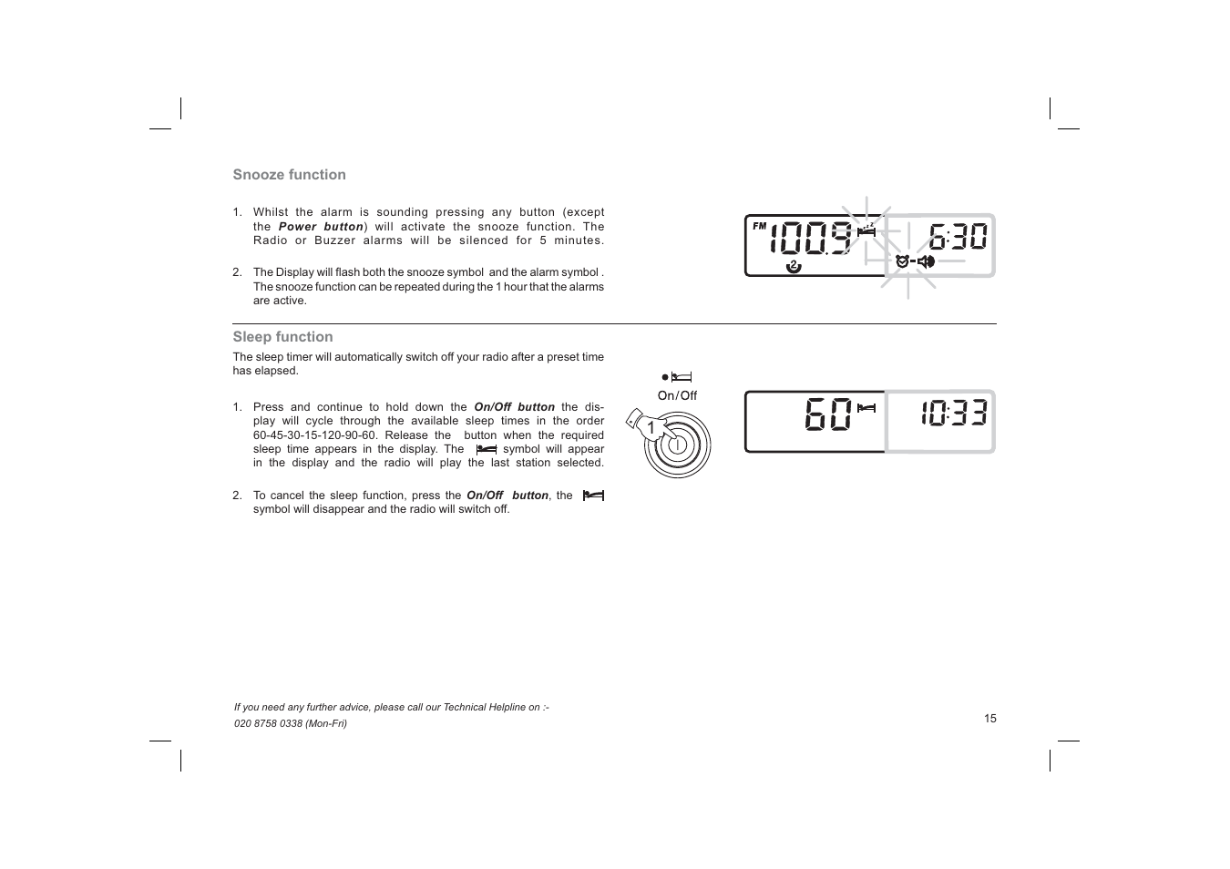Roberts Radio R9974 User Manual | Page 15 / 20
