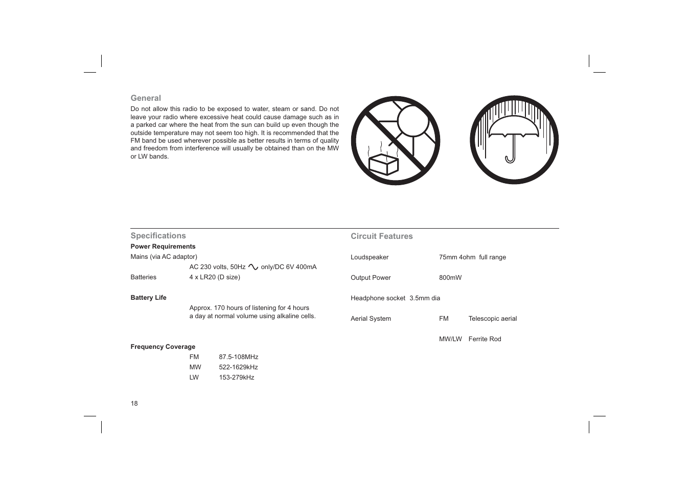 Roberts Radio R9974 User Manual | Page 18 / 20