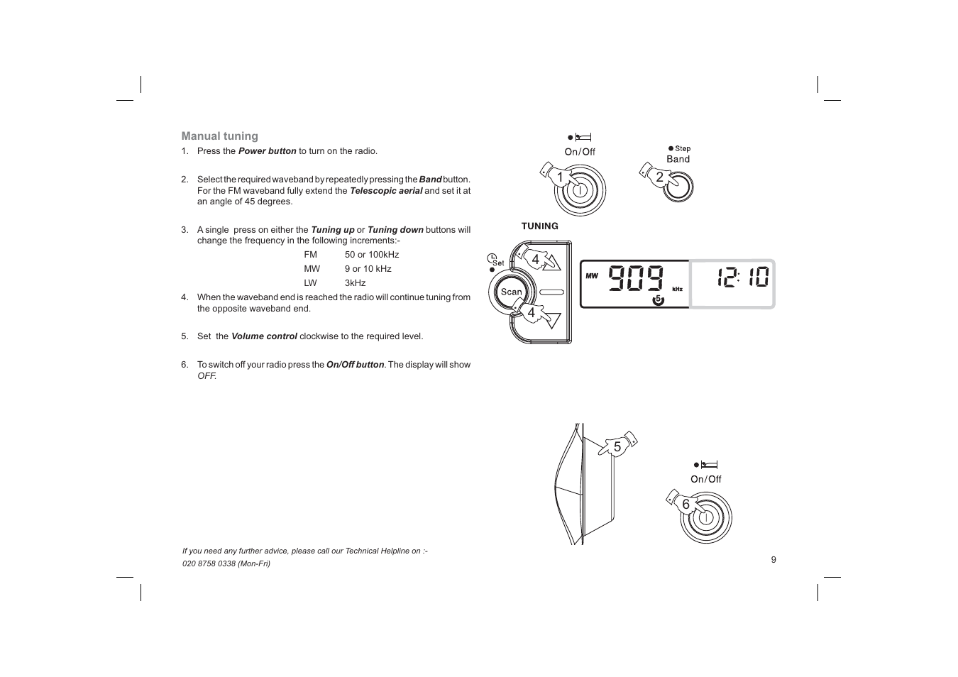 Roberts Radio R9974 User Manual | Page 9 / 20