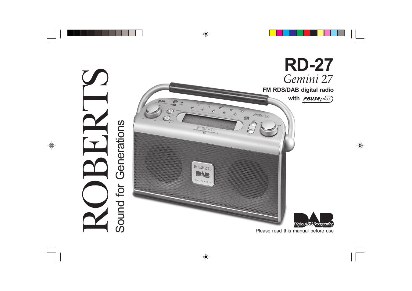 Roberts Radio RD-27 User Manual | 22 pages