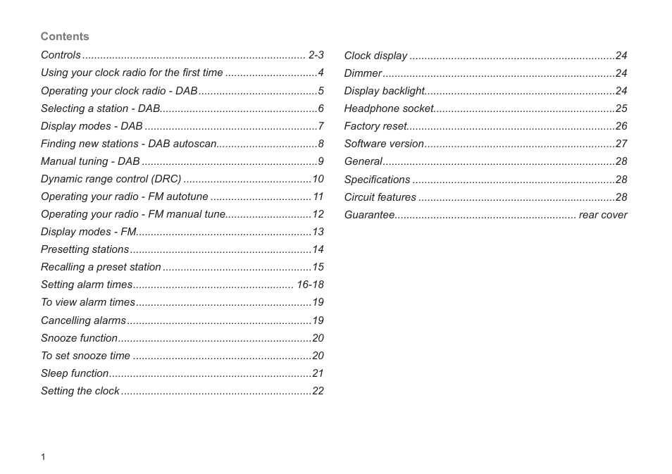 Roberts Radio CRD-51 User Manual | Page 2 / 32