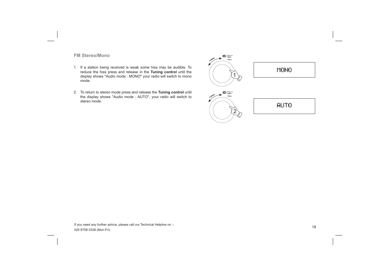 Roberts Radio RD-25 User Manual | Page 19 / 24