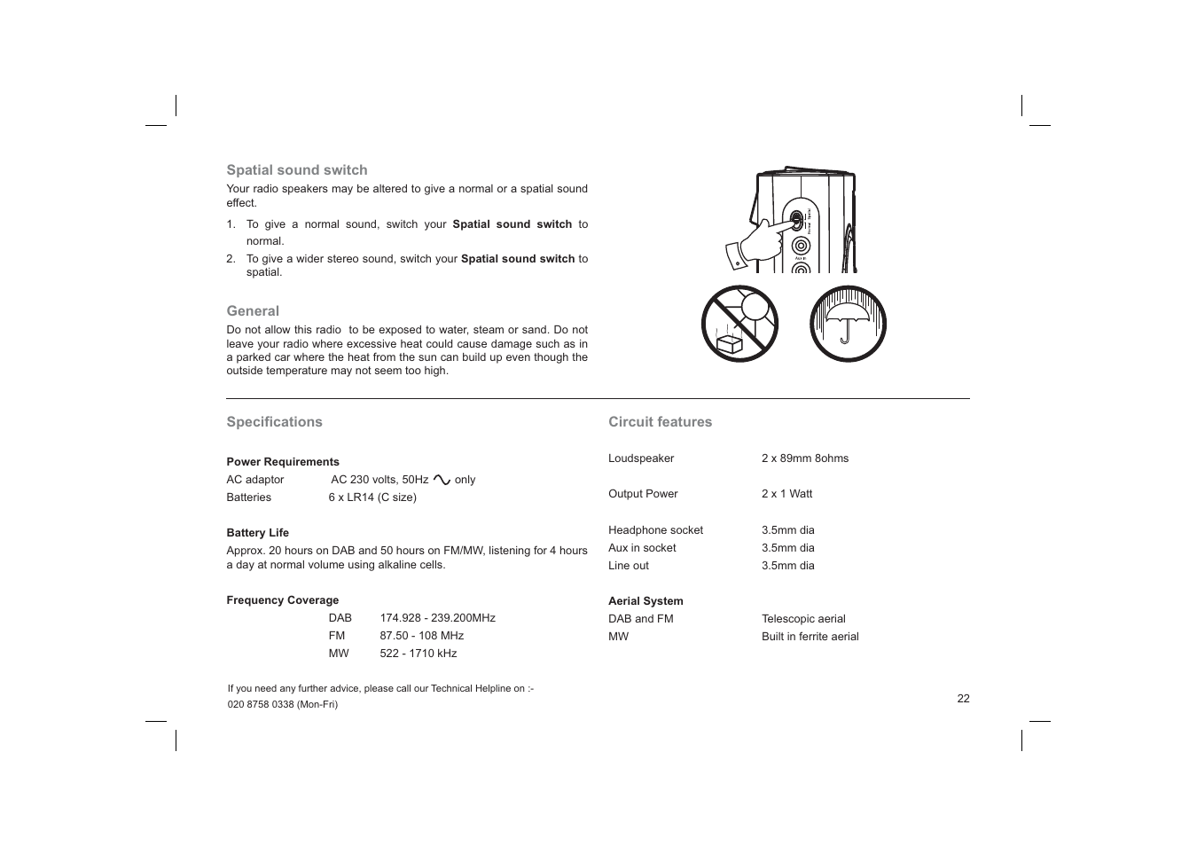 Roberts Radio RD-25 User Manual | Page 23 / 24