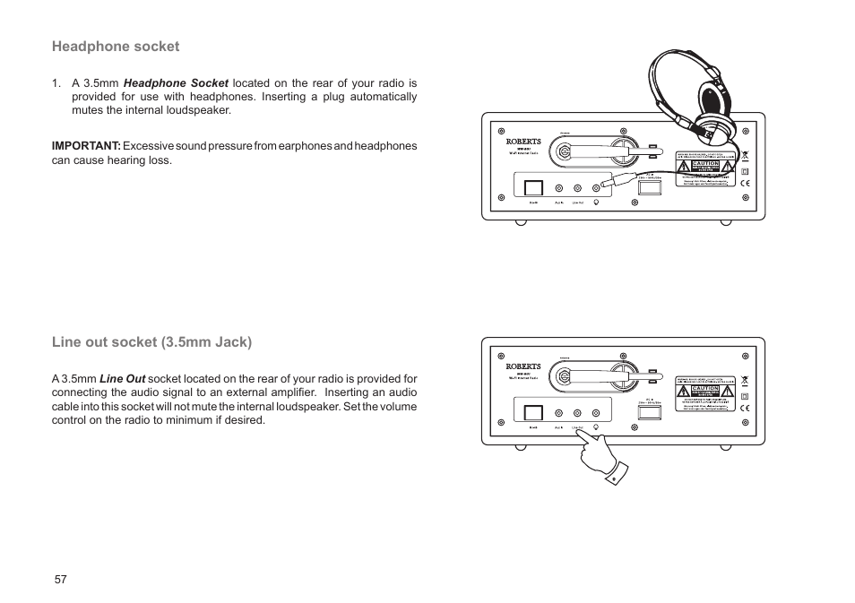 Roberts Radio WM201 User Manual | Page 58 / 64