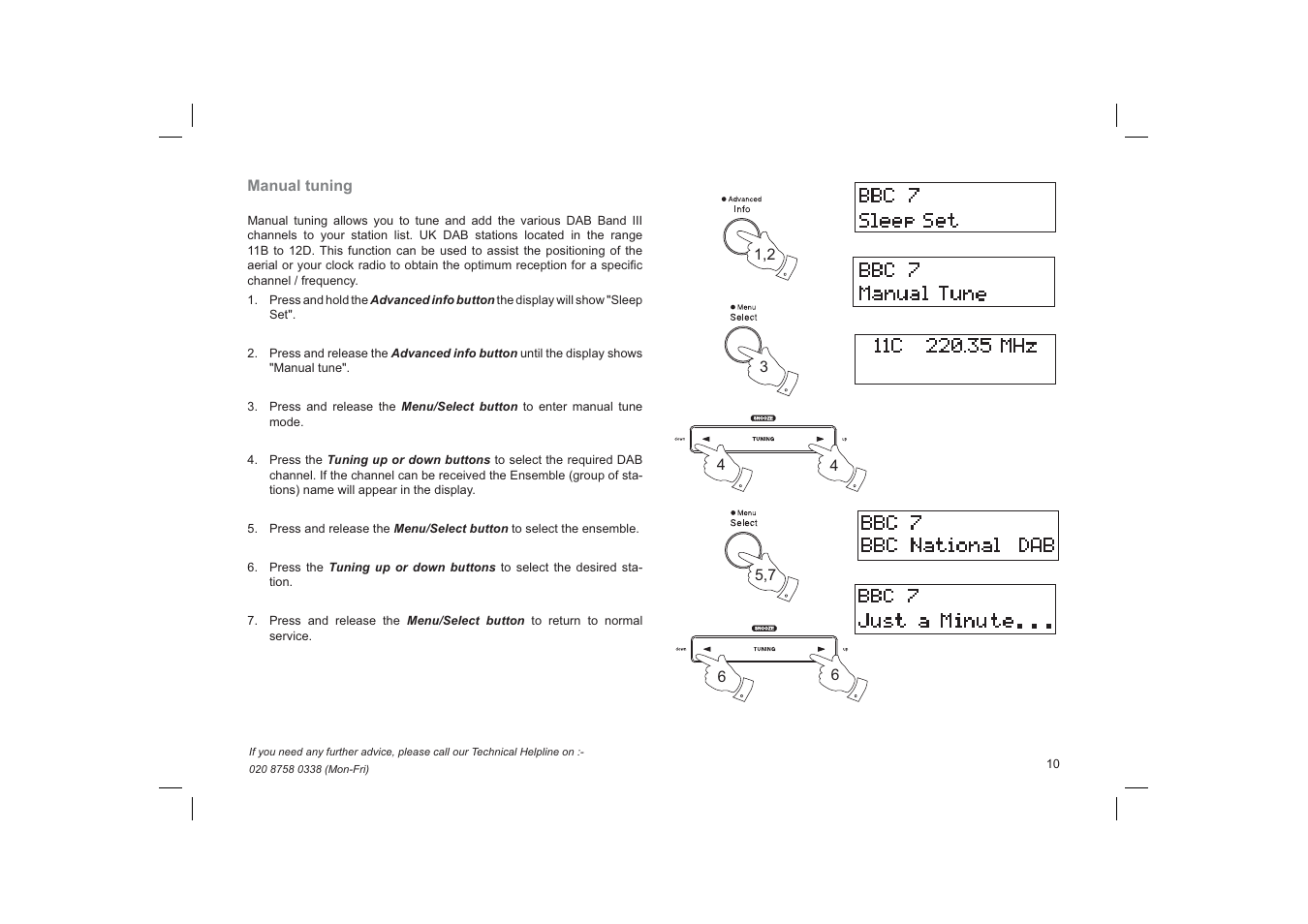 Roberts Radio Gemini 19 CRD-19 User Manual | Page 11 / 28