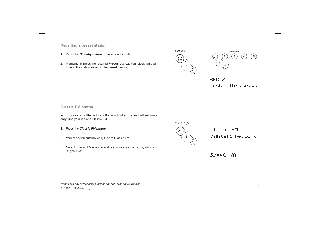 Roberts Radio Gemini 19 CRD-19 User Manual | Page 13 / 28
