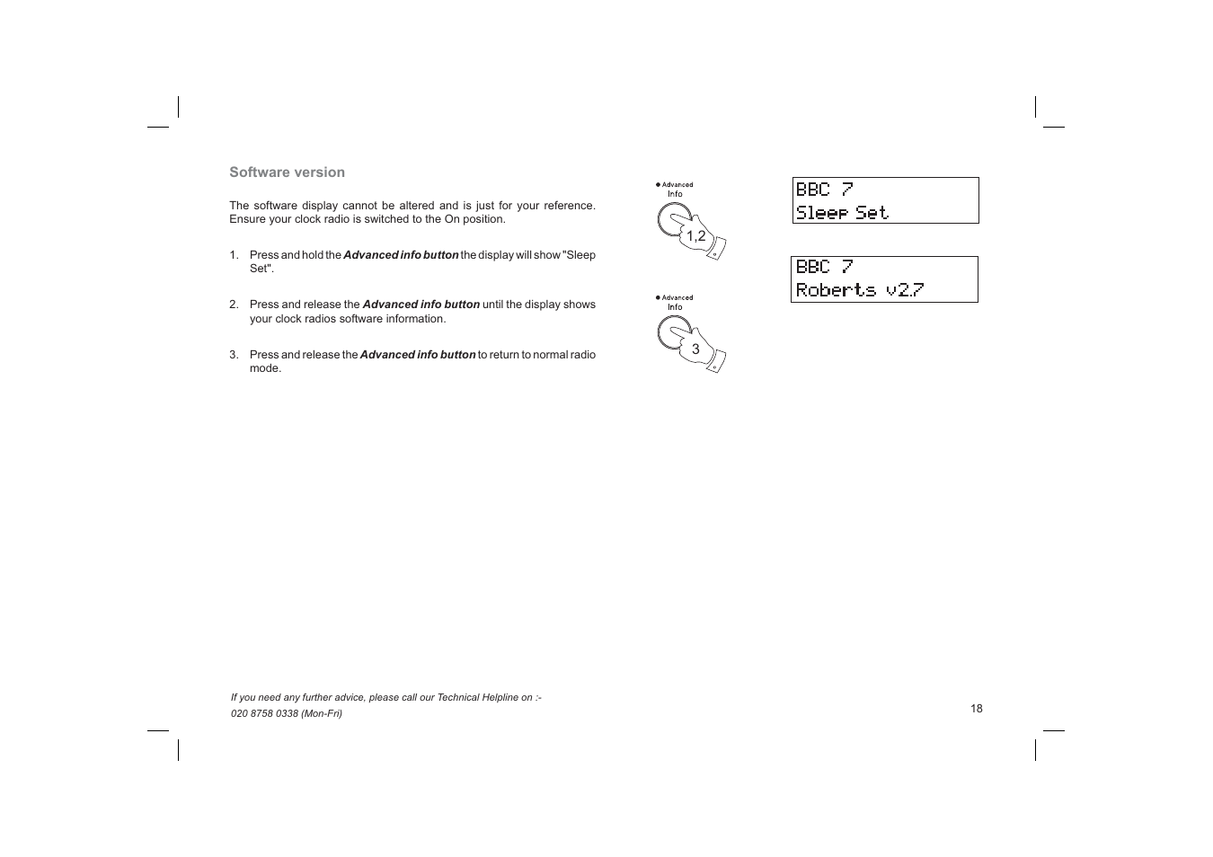 Roberts Radio Gemini 19 CRD-19 User Manual | Page 19 / 28