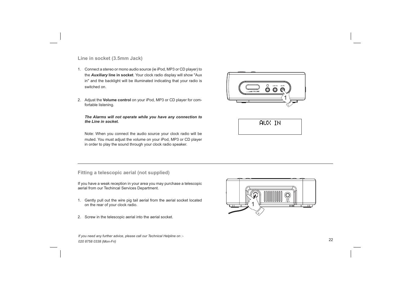 Roberts Radio Gemini 19 CRD-19 User Manual | Page 23 / 28