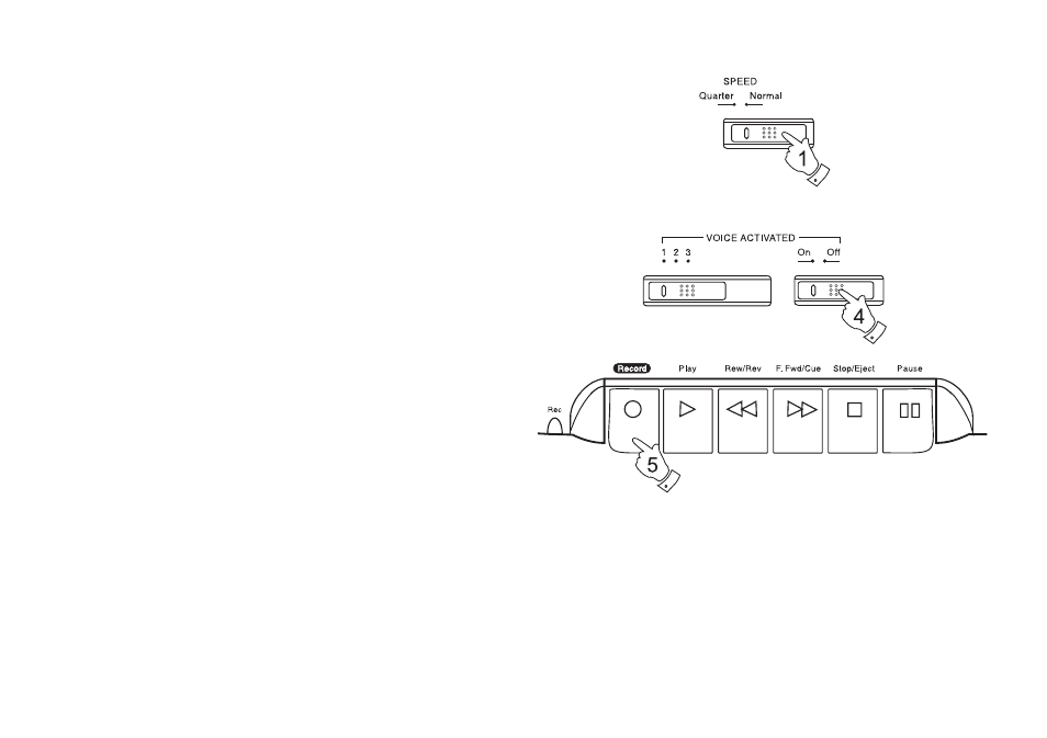 Voice activated recording with timer | Roberts Radio C9950 User Manual | Page 17 / 24