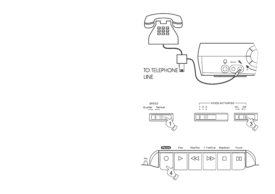 Recording a telephone call | Roberts Radio C9950 User Manual | Page 19 / 24