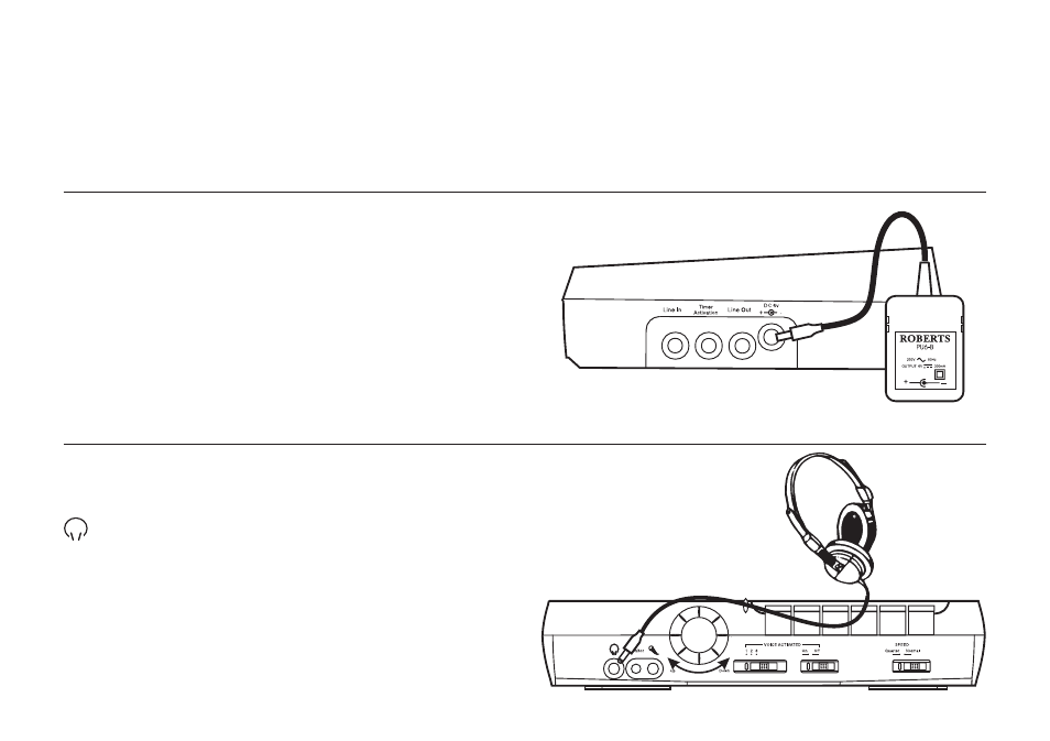 Using headphones (not included), Using the ac adaptor, Cassette tapes | Roberts Radio C9950 User Manual | Page 7 / 24