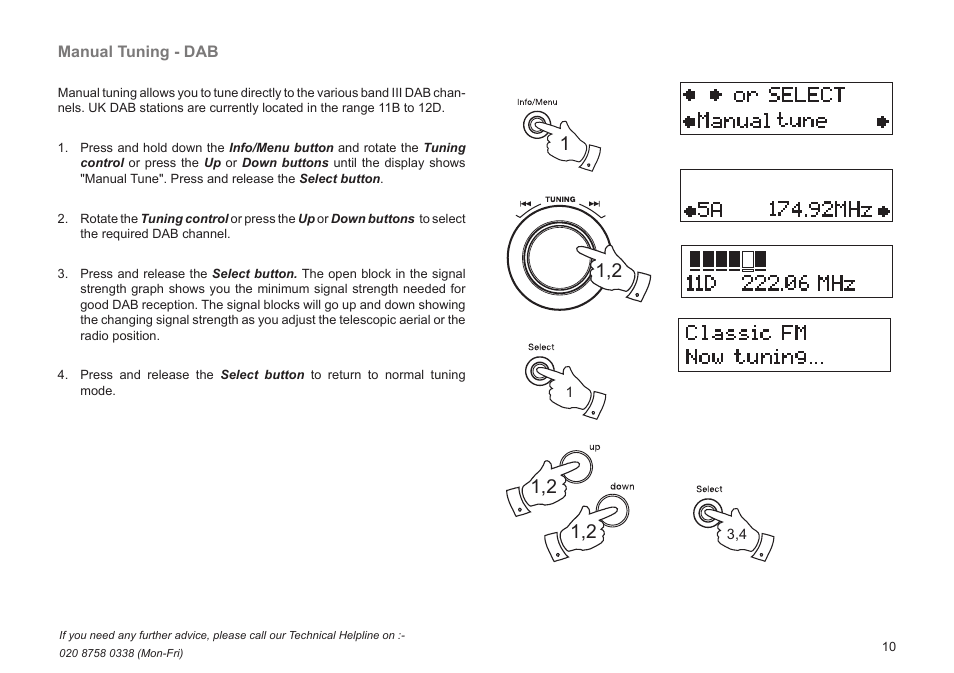 Roberts Radio Gemini 21 RD-21 User Manual | Page 11 / 28