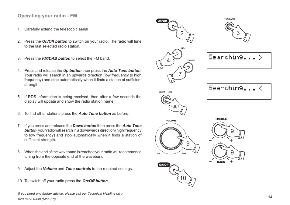 Roberts Radio Gemini 21 RD-21 User Manual | Page 15 / 28