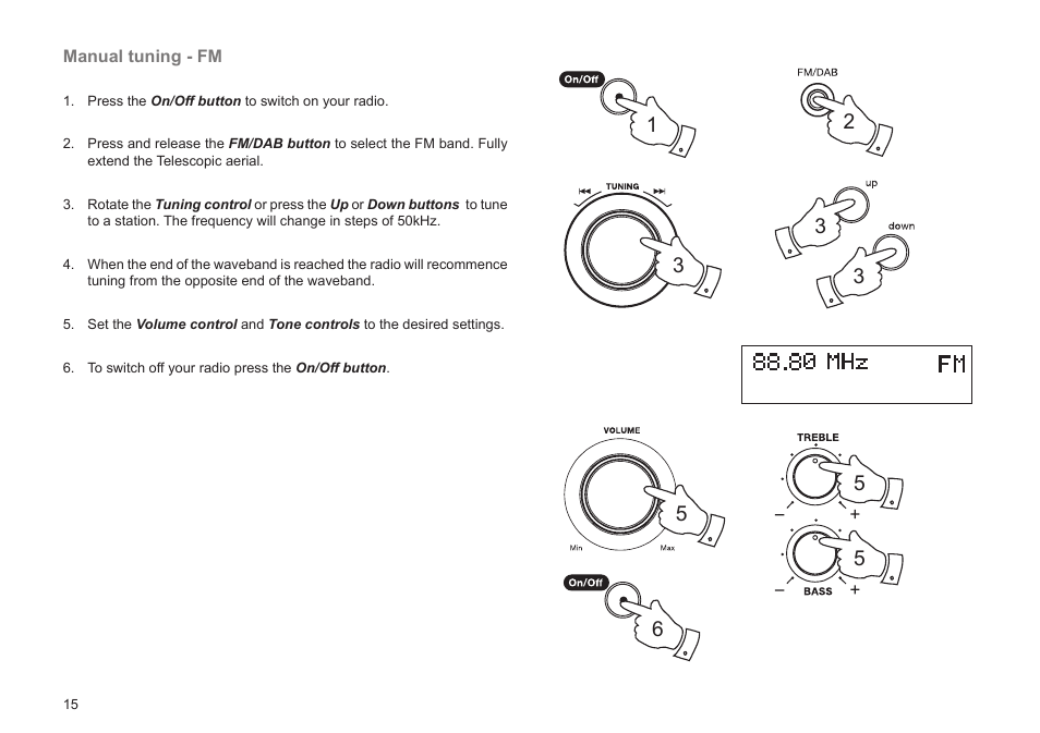 Roberts Radio Gemini 21 RD-21 User Manual | Page 16 / 28