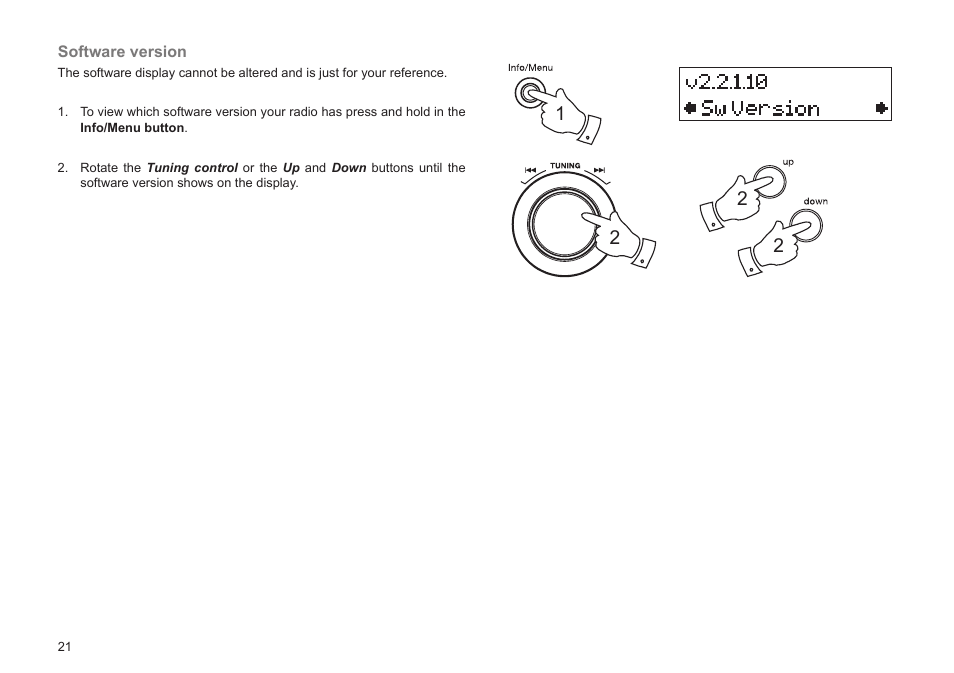 Roberts Radio Gemini 21 RD-21 User Manual | Page 22 / 28