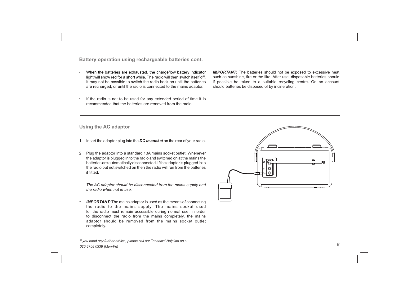 Roberts Radio Vintage User Manual | Page 7 / 28