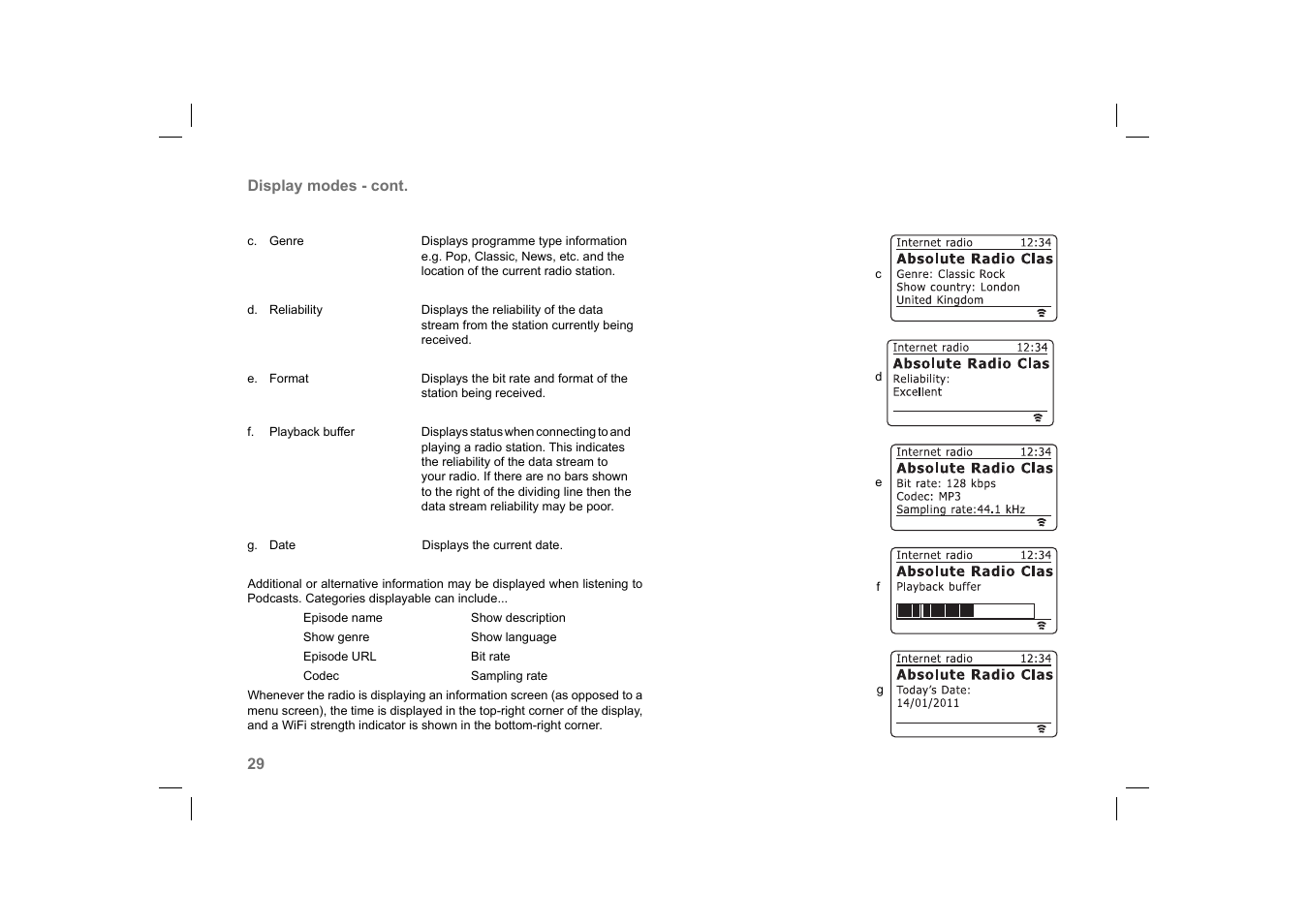 Roberts Radio 105 User Manual | Page 30 / 76