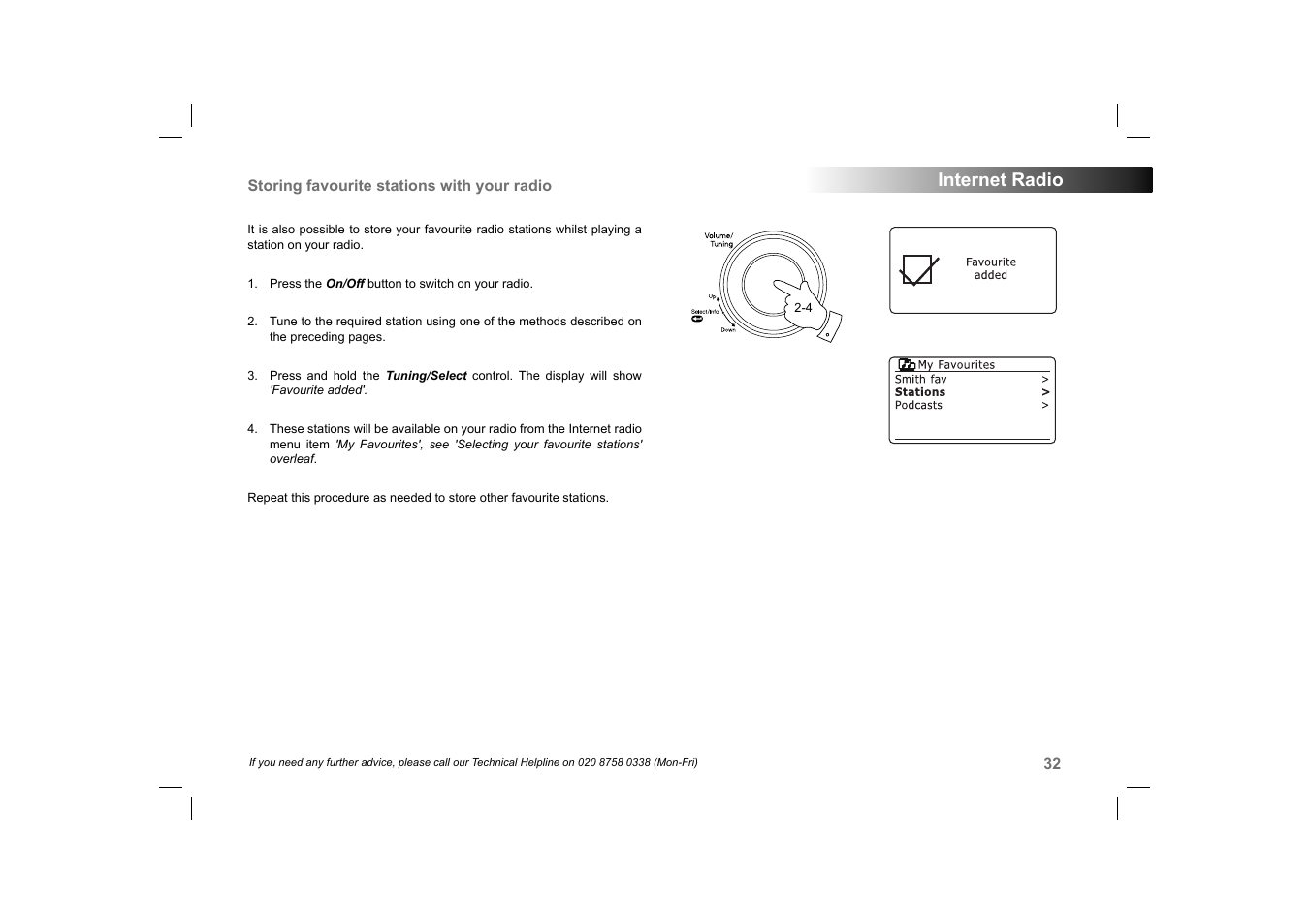 Internet radio | Roberts Radio 105 User Manual | Page 33 / 76