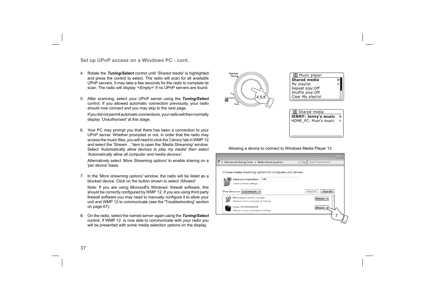 Roberts Radio 105 User Manual | Page 38 / 76